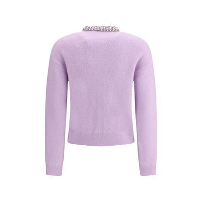 Purple Viscose Cardigan