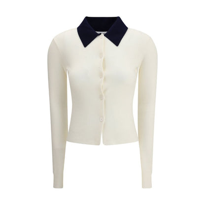 Cream Merino Wool Cardigan