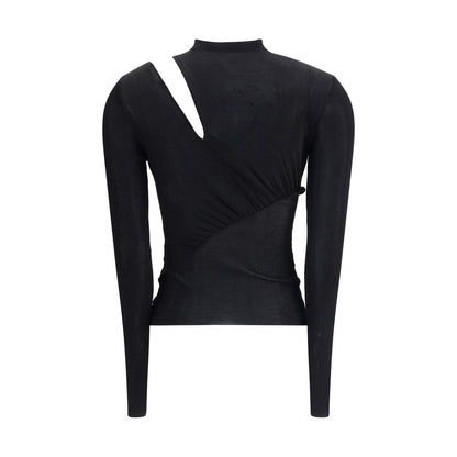 Black Viscose Top