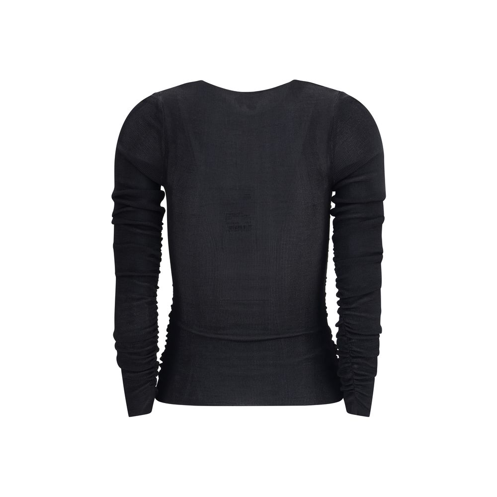 Black Viscose Top