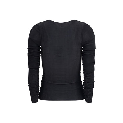 Black Viscose Top