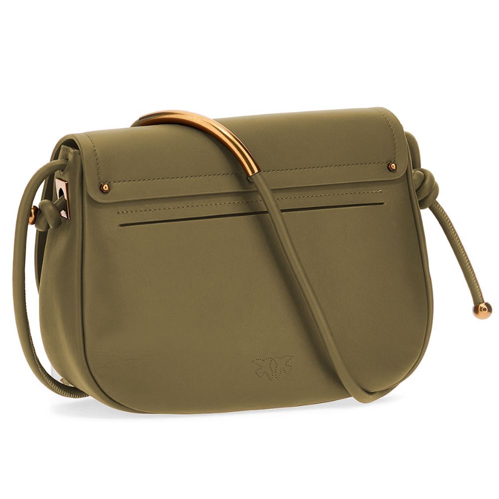 Green Leather Crossbody Bag