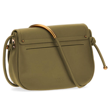 Green Leather Crossbody Bag