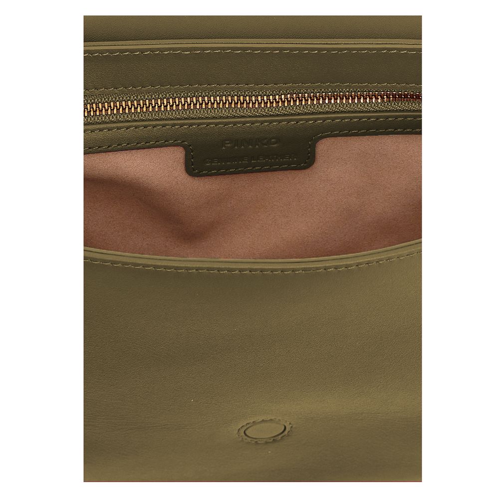 Green Leather Crossbody Bag