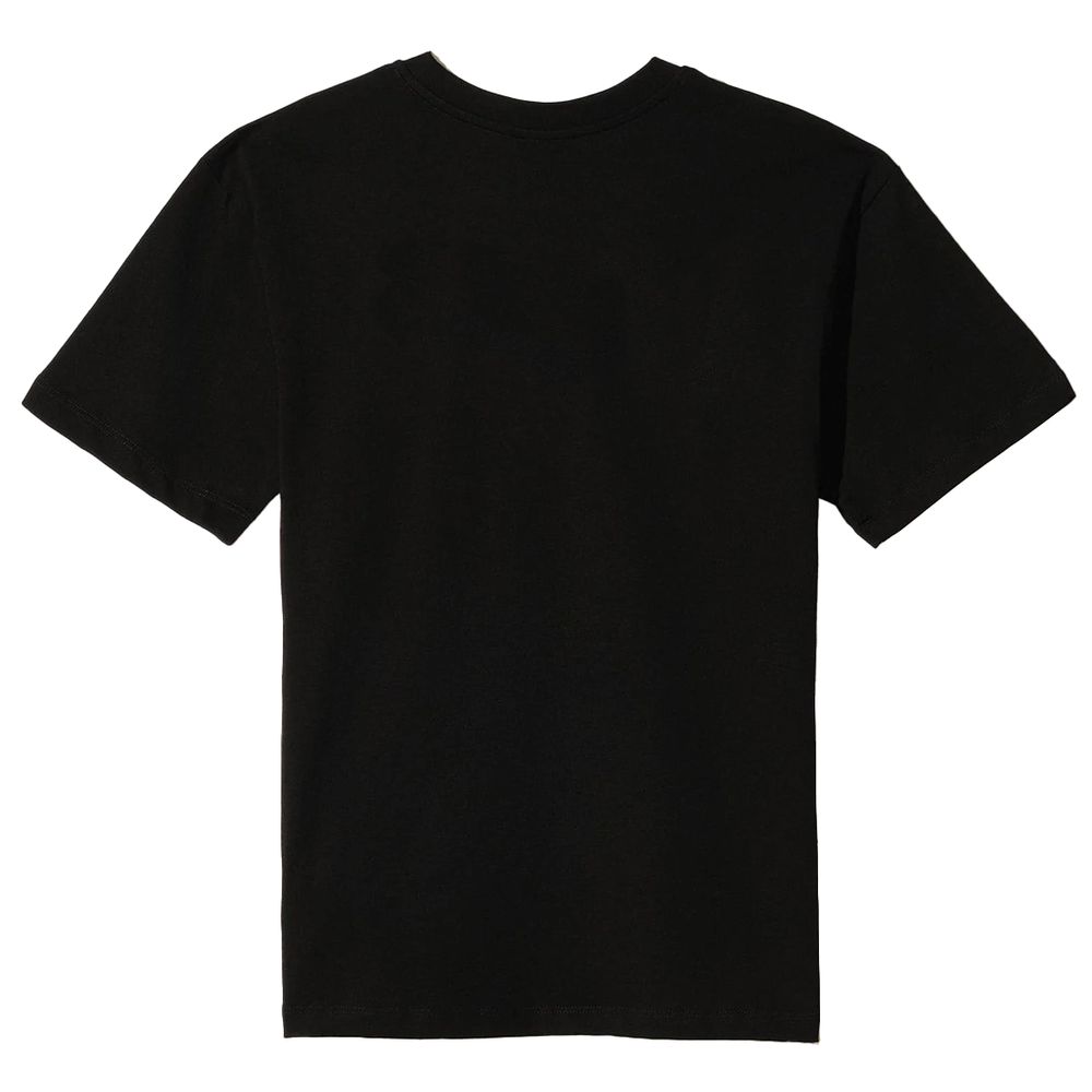 Black Cotton Women T-Shirt