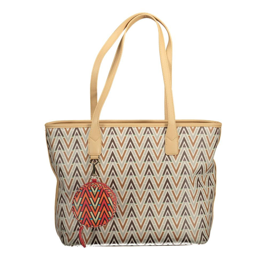 Beige Polyethylene Handbag