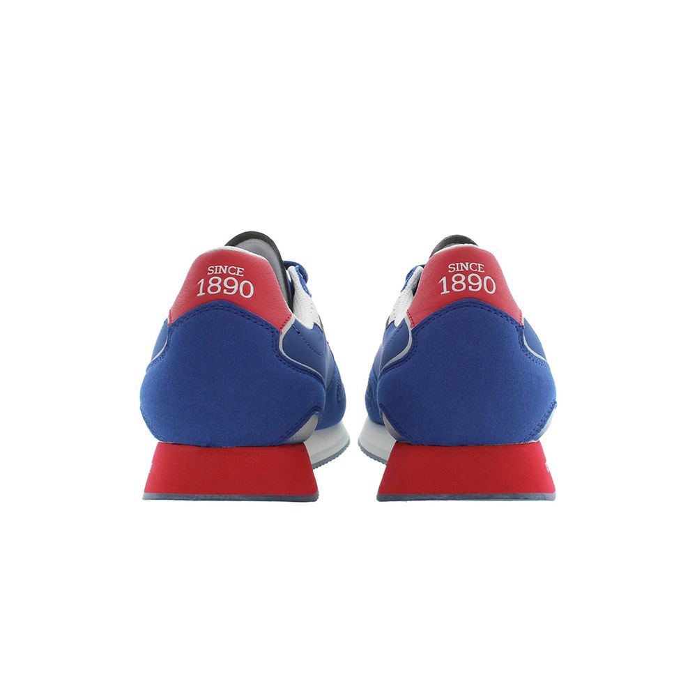Blue Polyester Sneaker