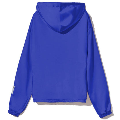 Blue Polyester Hoody