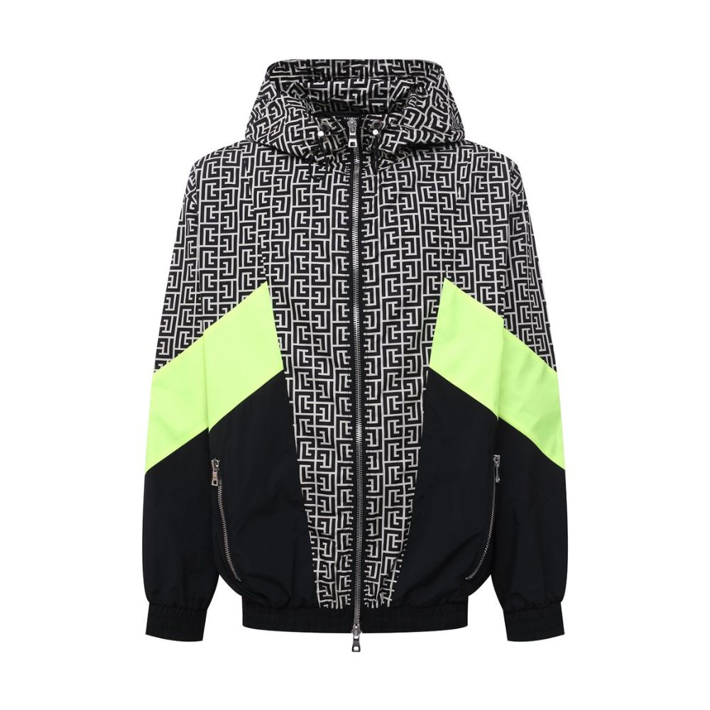 Multicolor Nylon Men Jacket
