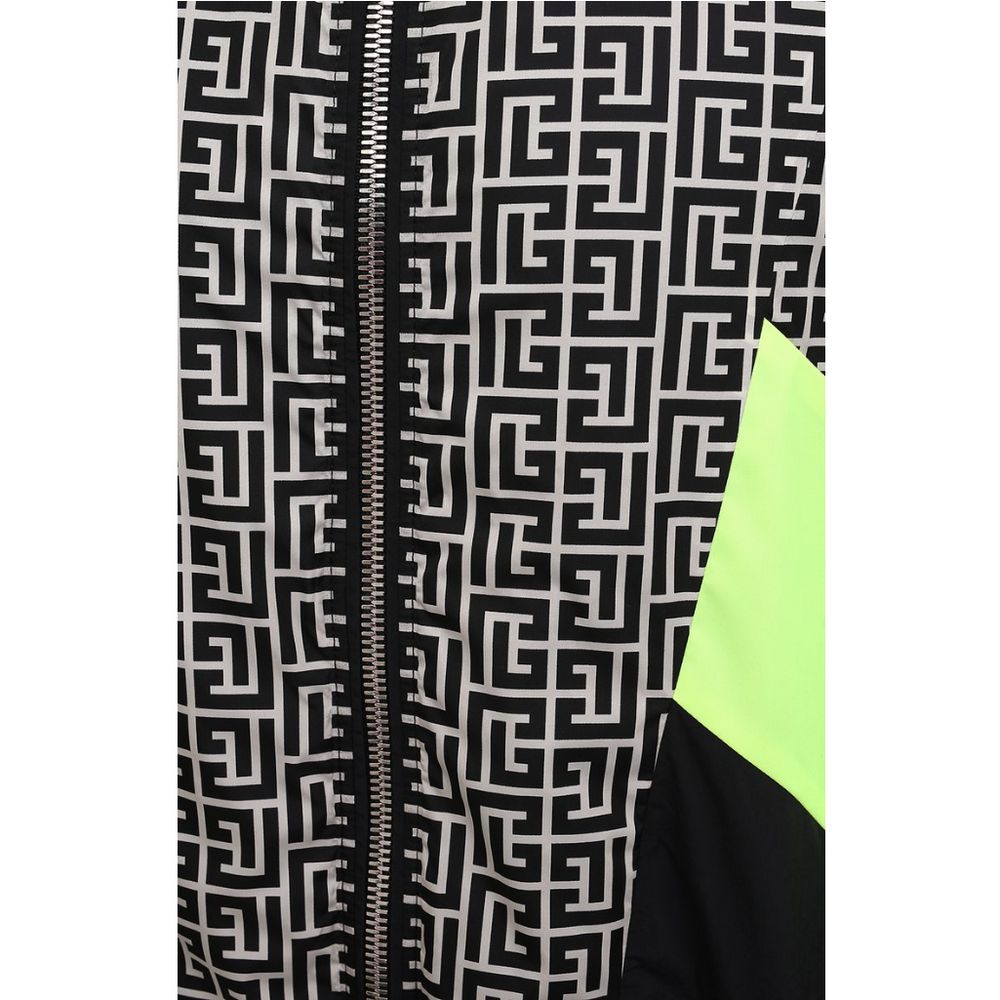 Multicolor Nylon Men Jacket