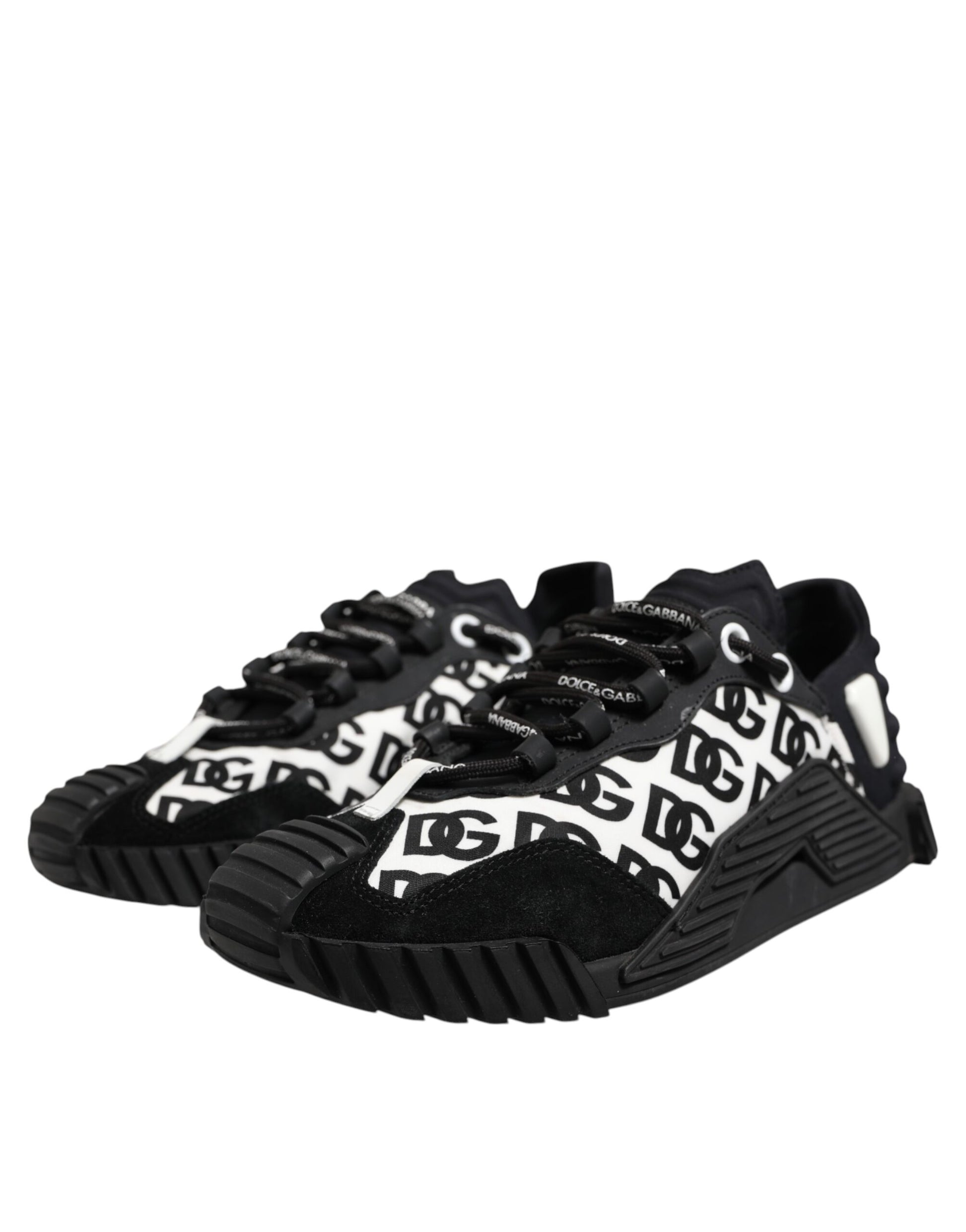 Black Logo Lace Up Low Top NS1 Sneakers Shoes