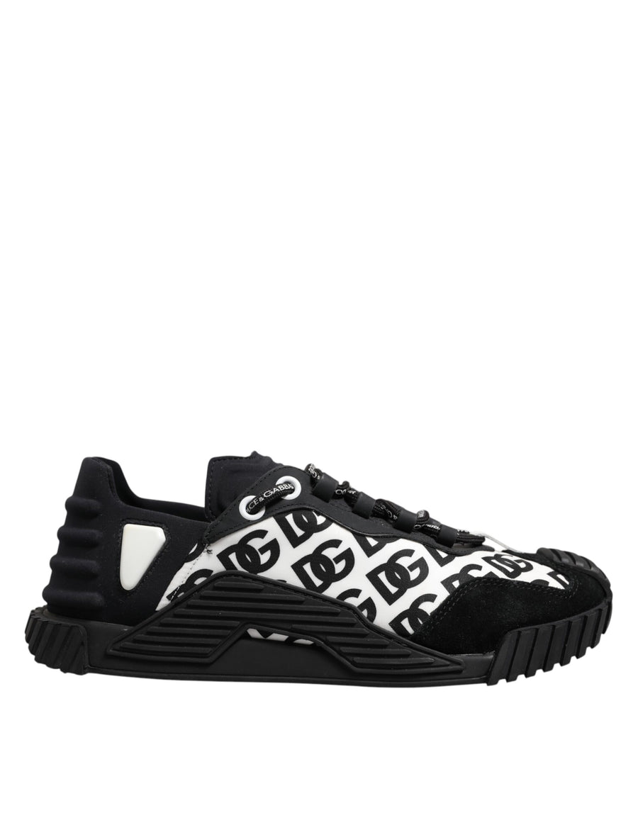 Black Logo Lace Up Low Top NS1 Sneakers Shoes