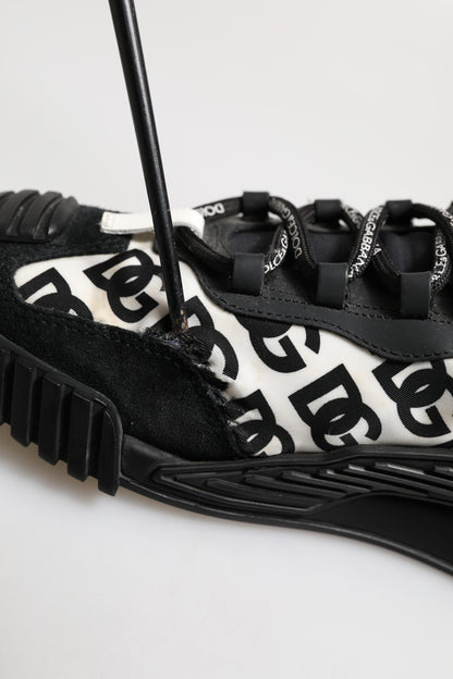 Black Logo Lace Up Low Top NS1 Sneakers Shoes