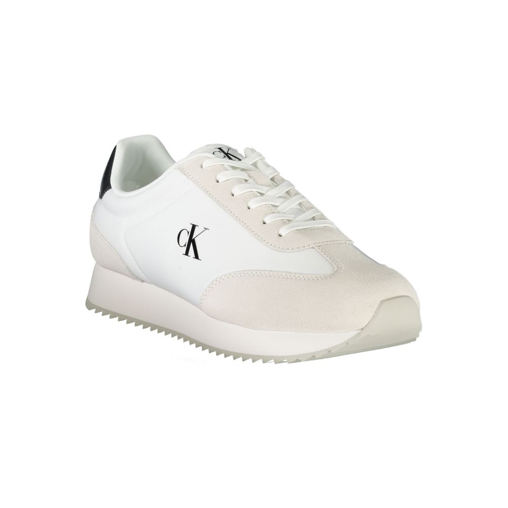 White Leather Men Sneaker