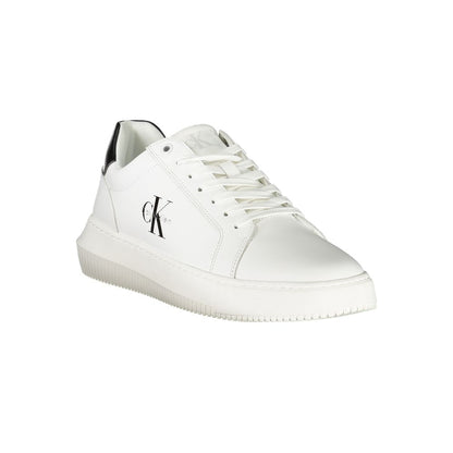 White Leather Men Sneaker