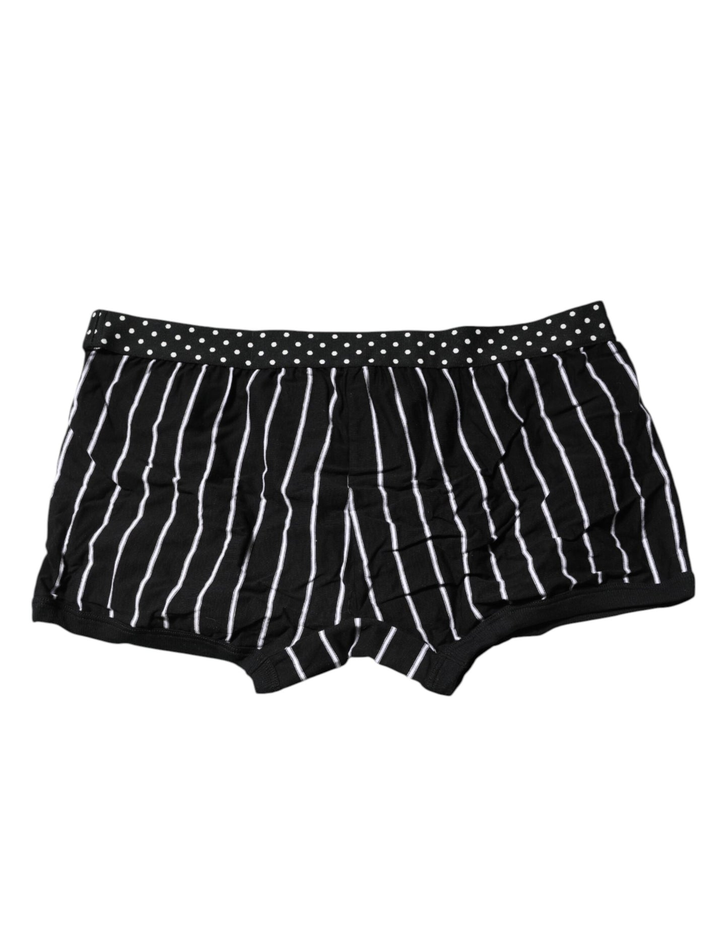 Black White Striped Regular Boxer Underwear
