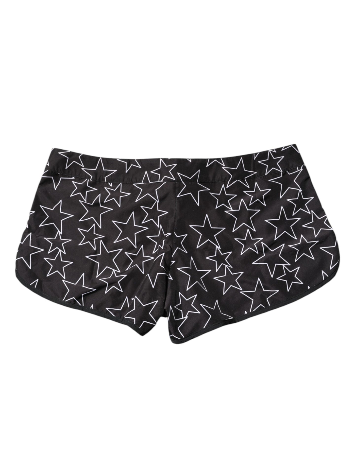 Black Star Print Beachwear Shorts Swimwear