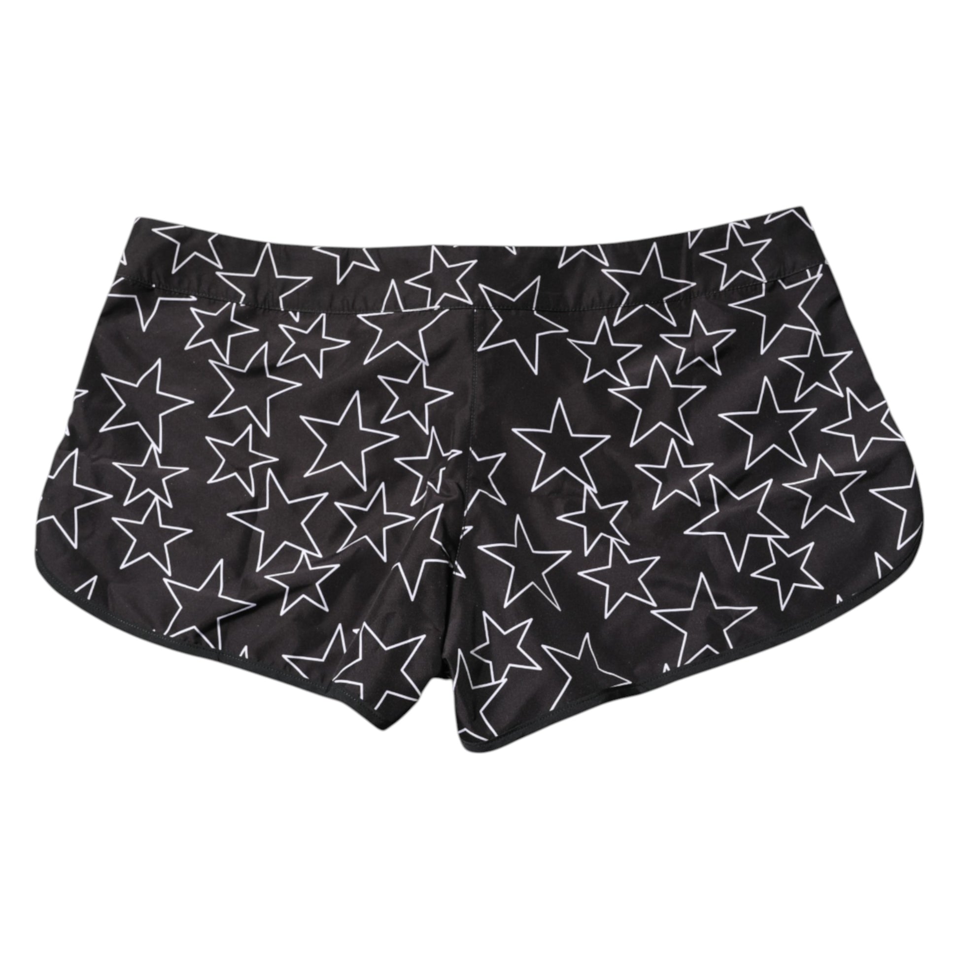 Black Star Print Beachwear Shorts Swimwear