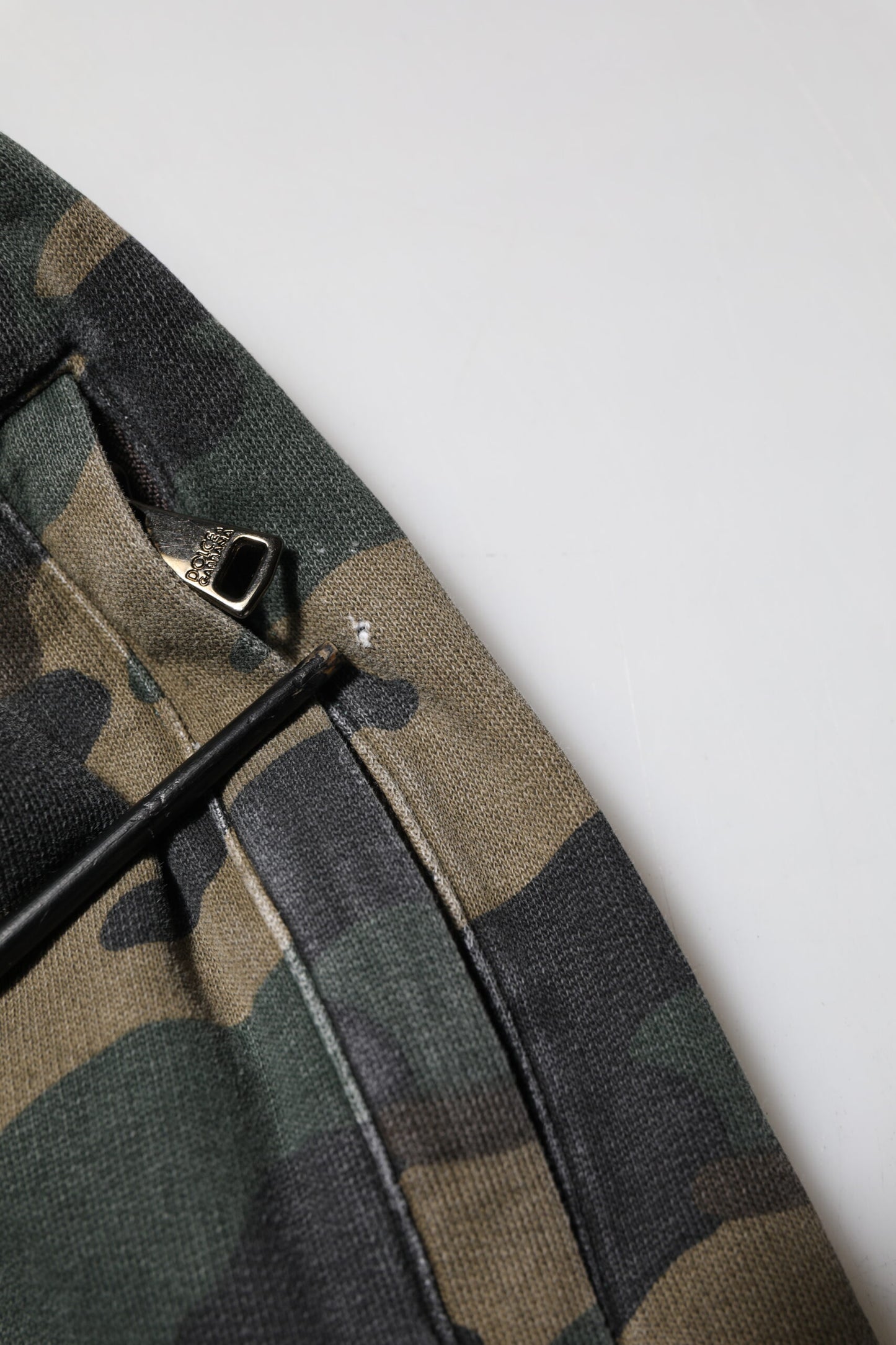 Brown Camouflage Cotton Men Jogger Pants