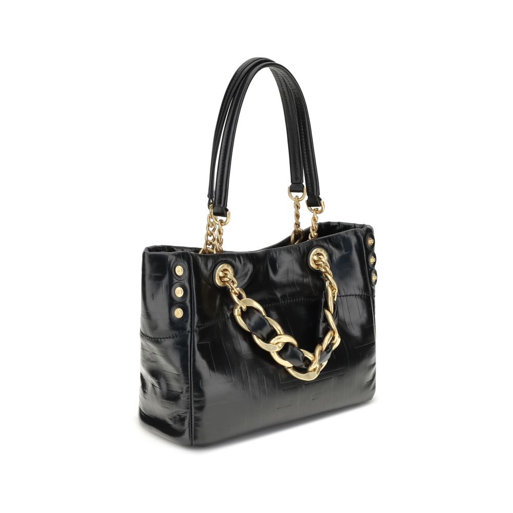 Black Calf Leather Bos Taurus Shoulder Bag