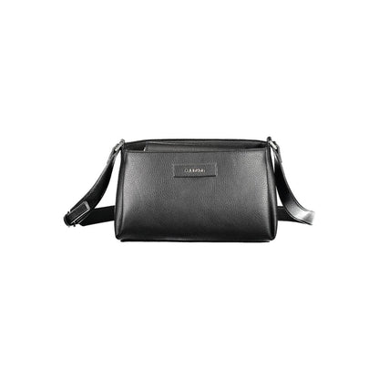 Black Polyester Handbag
