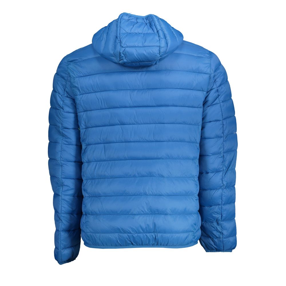 Blue Polyamide Jackets & Coat