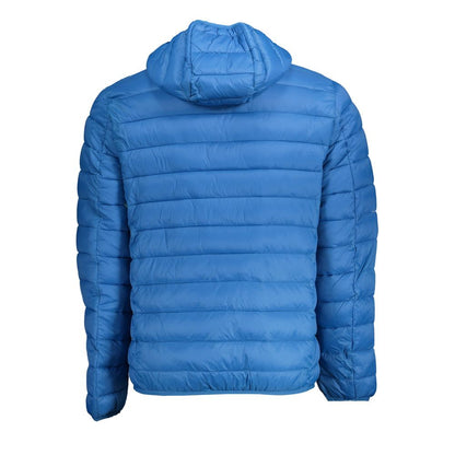 Blue Polyamide Jackets & Coat