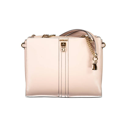 Pink Polyethylene Handbag