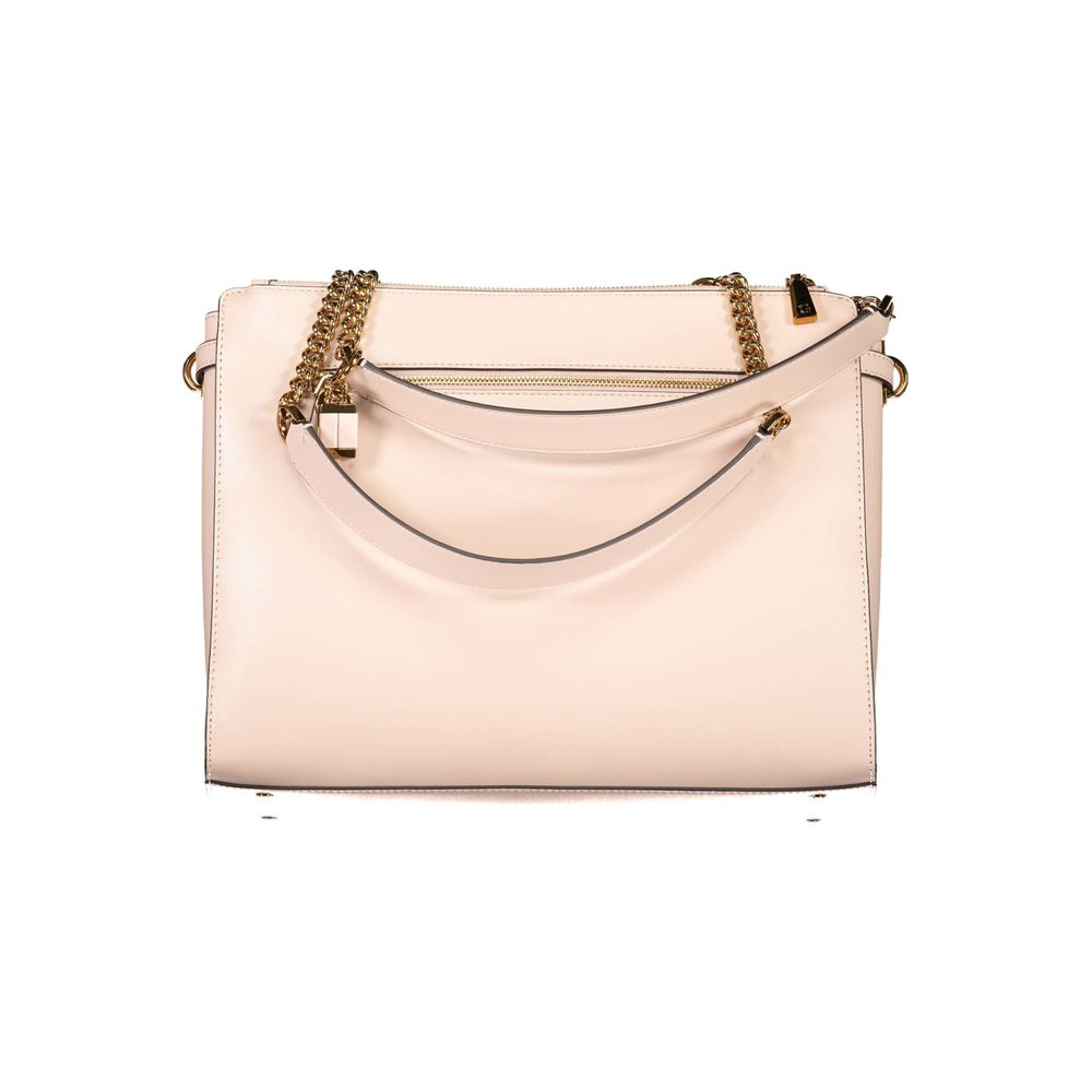 Pink Polyethylene Handbag