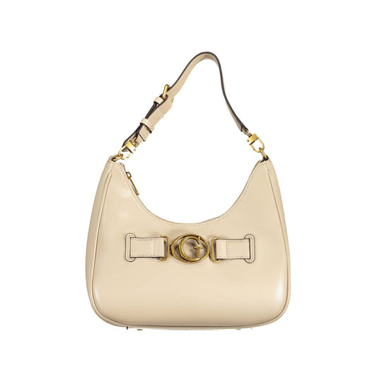 Beige Polyethylene Handbag