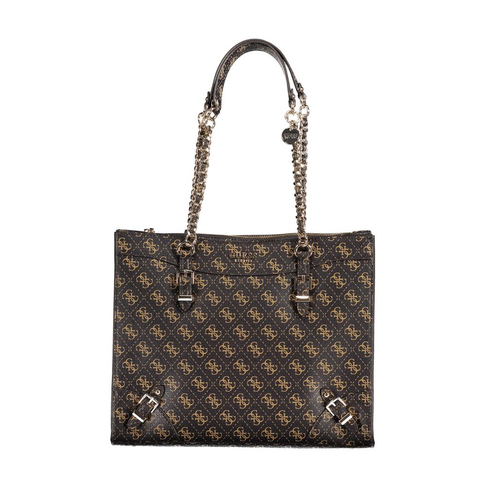 Brown Polyethylene Handbag