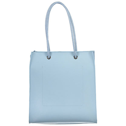 Blue Polyethylene Handbag