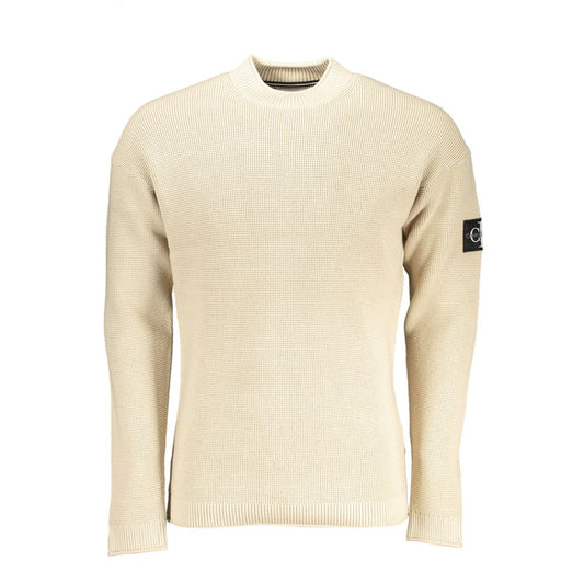 Beige Cotton Sweater