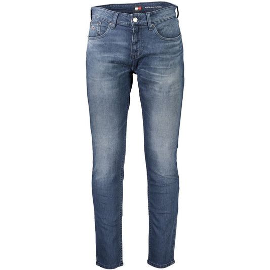 Blue Cotton Jeans Denim