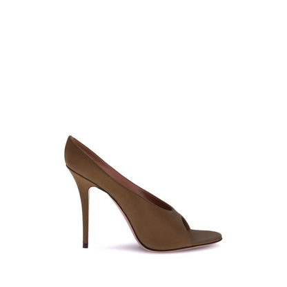 Brown Calf Leather Bos Taurus High Heel Pumps