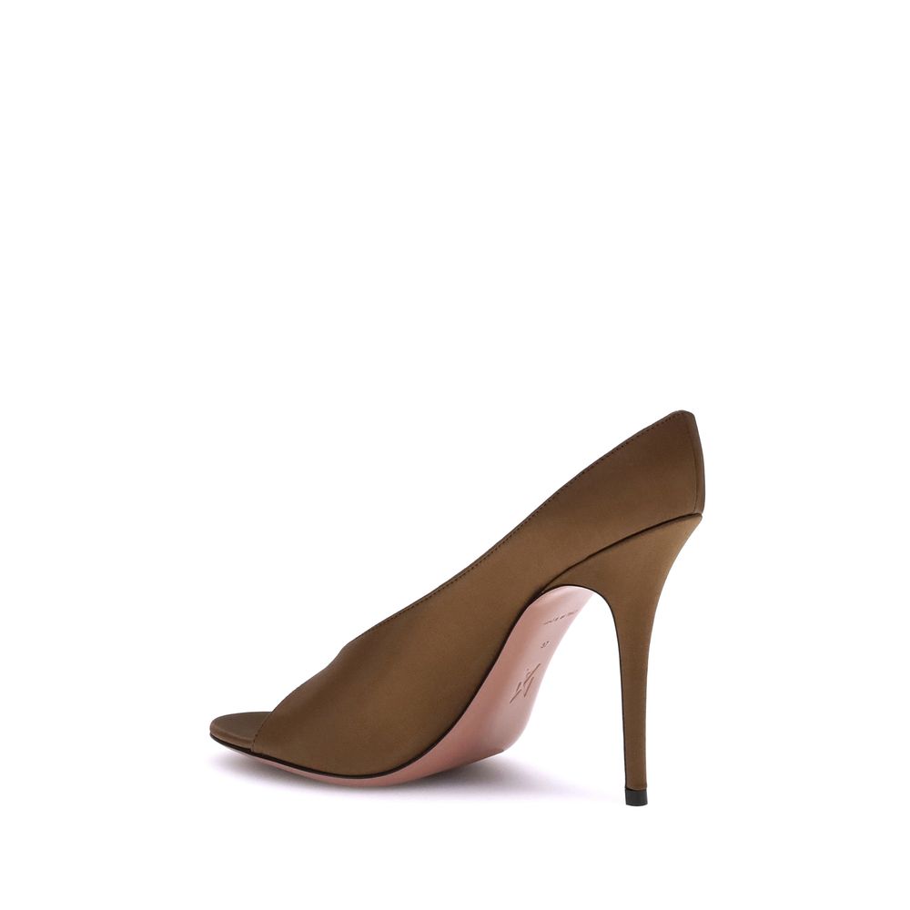 Brown Calf Leather Bos Taurus High Heel Pumps