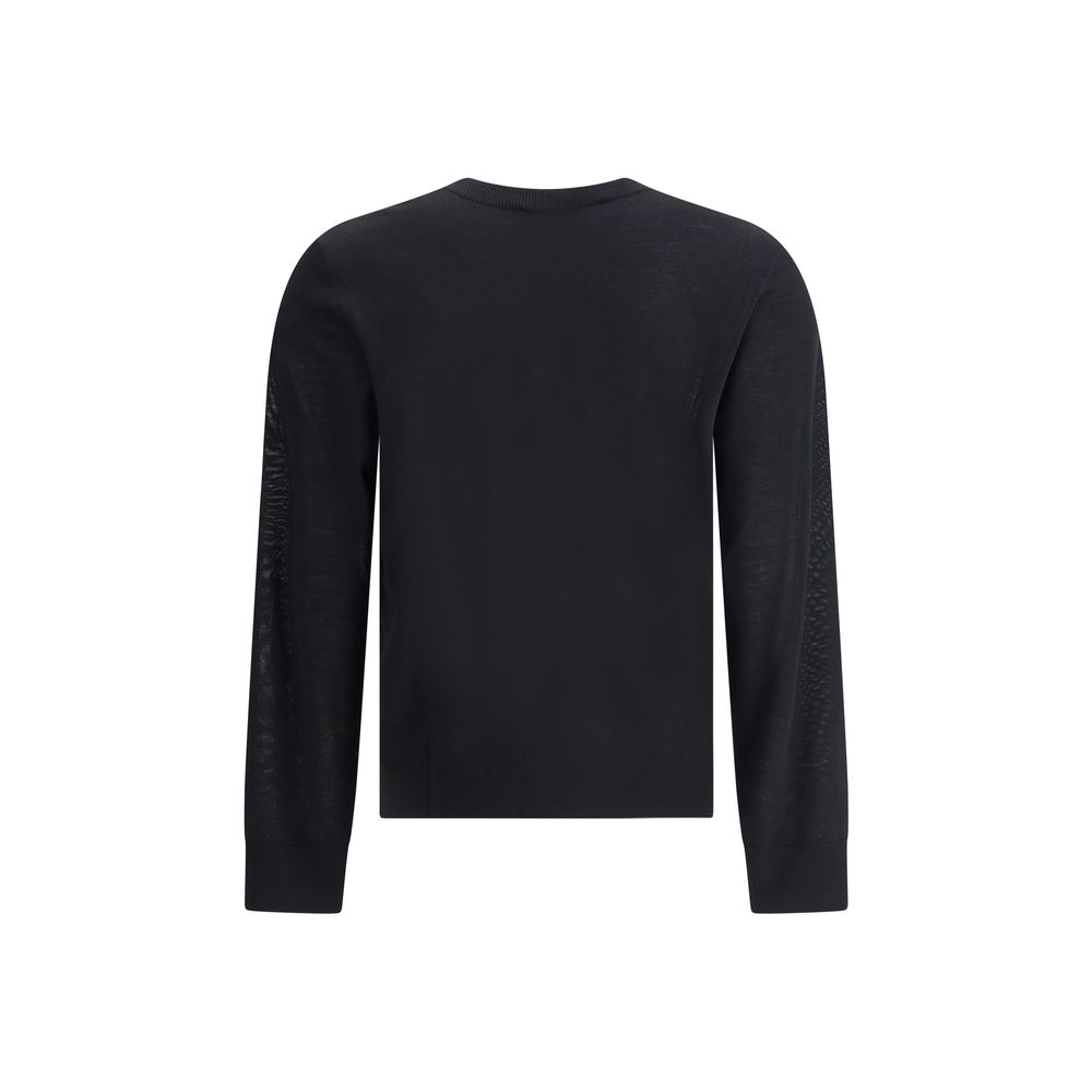 Black Fleece Wool Sweatshirt