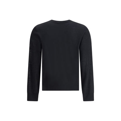 Black Fleece Wool Sweatshirt