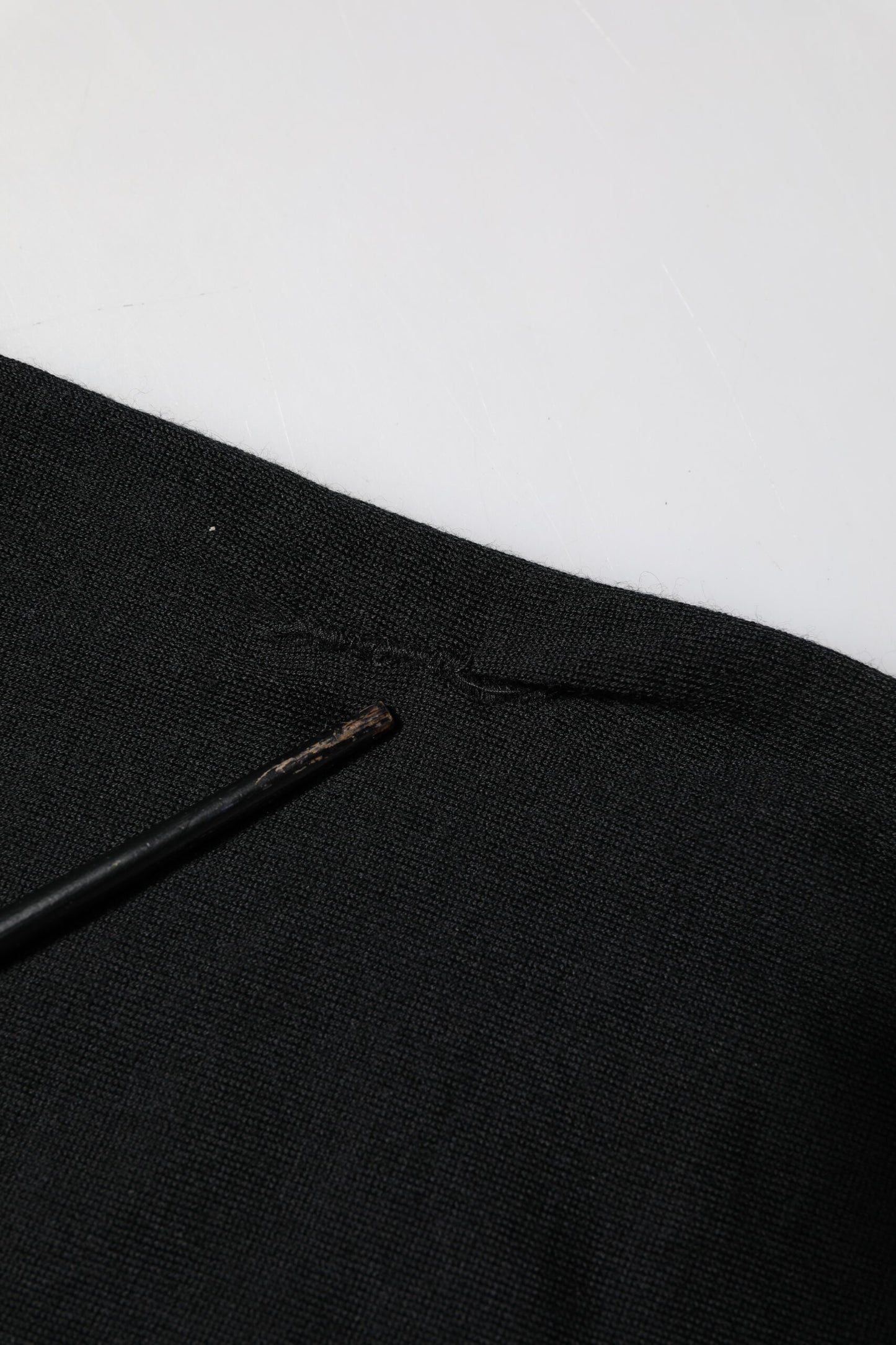 Black Cashmere Crewneck Men Pullover Sweater