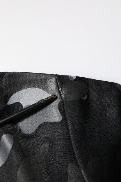 Black Camouflage Pullover Sweatshirt Sweater