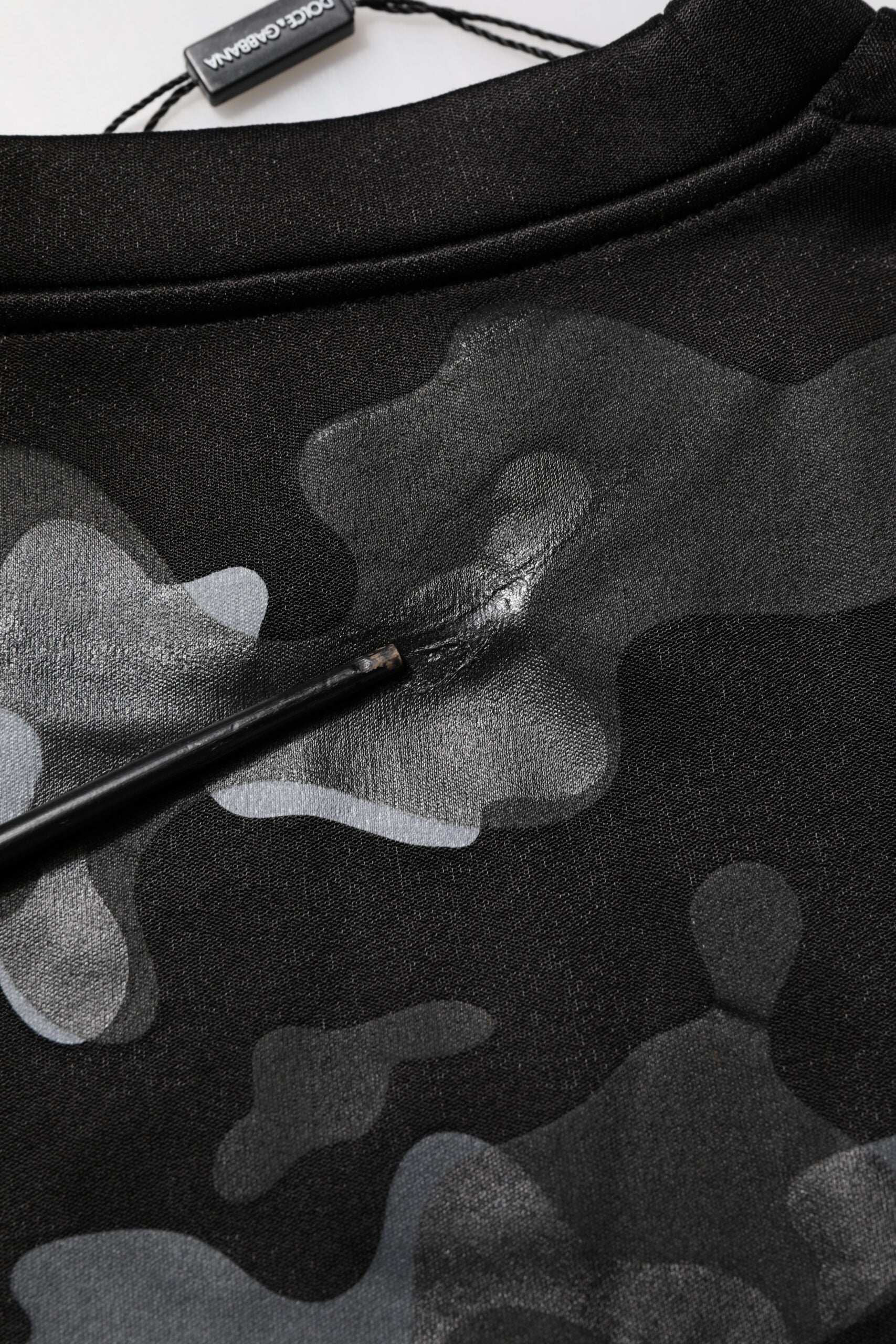 Black Camouflage Pullover Sweatshirt Sweater