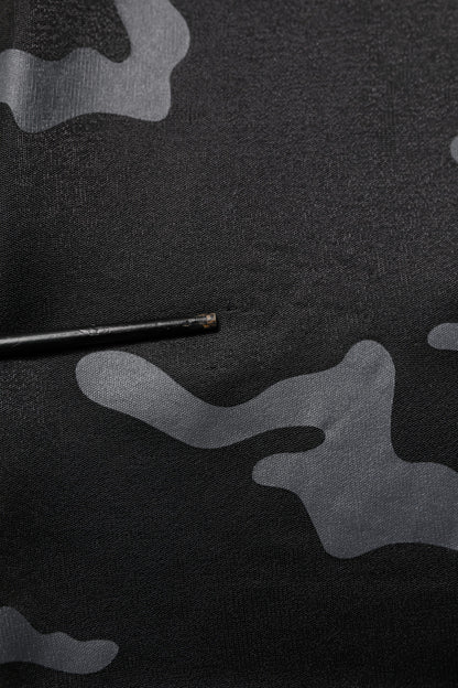 Black Camouflage Pullover Sweatshirt Sweater