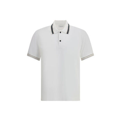 White Cotton Polo Shirt