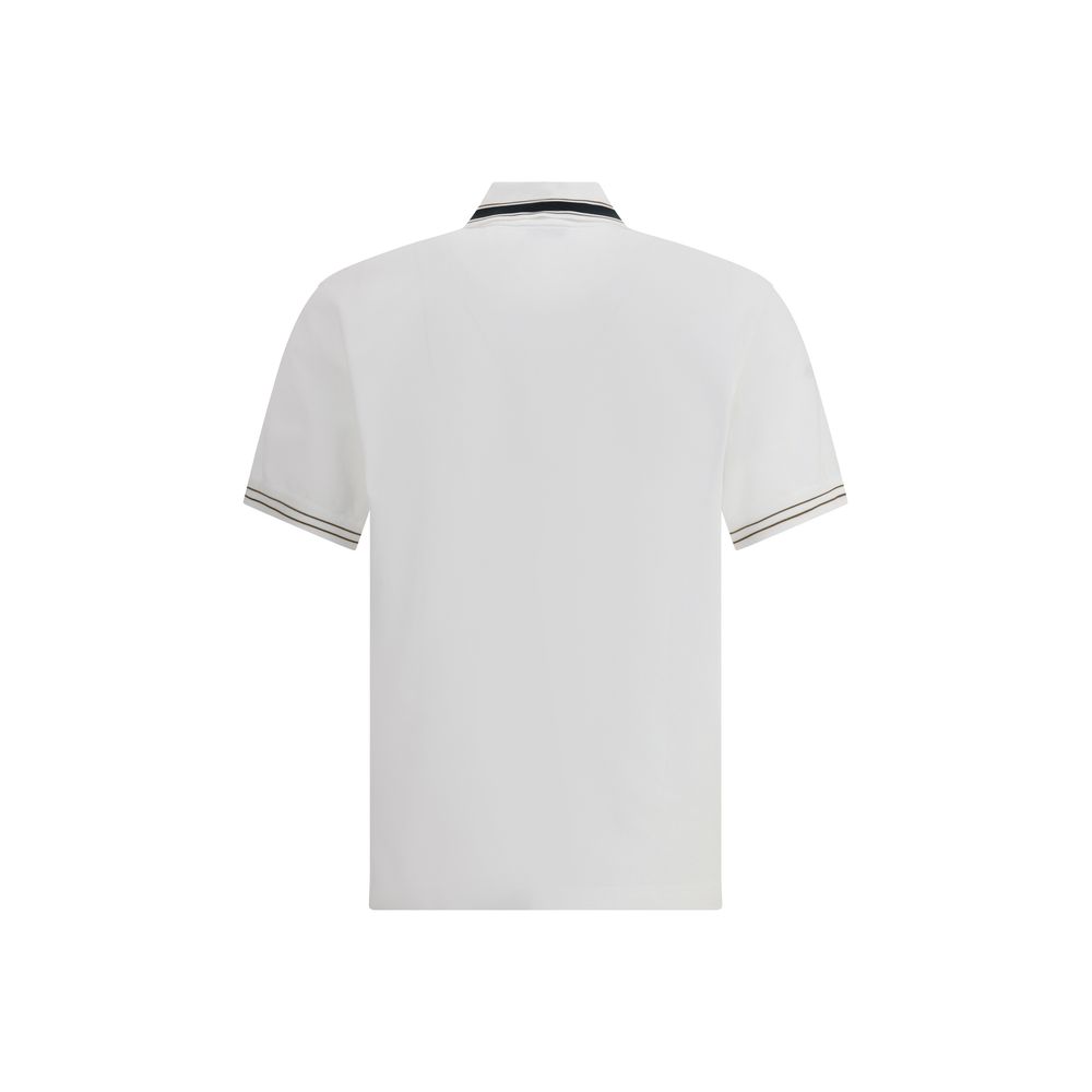 White Cotton Polo Shirt