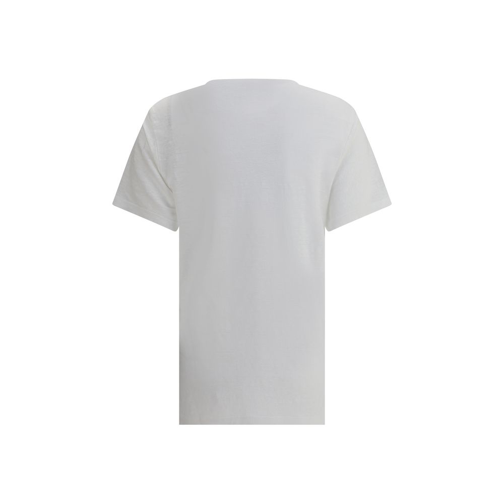 White Linen T-Shirt