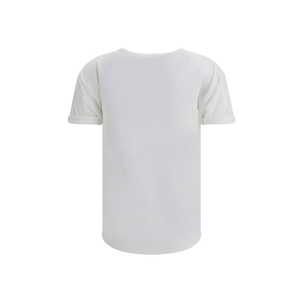 White Linen T-Shirt