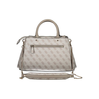 Gray Polyethylene Handbag