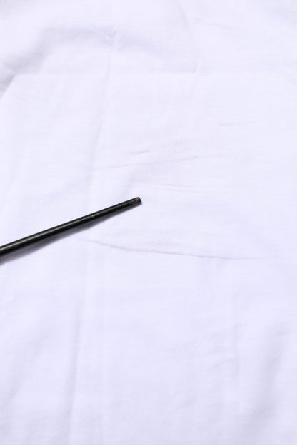 White Camouflage Cotton Men Crew Neck T-shirt