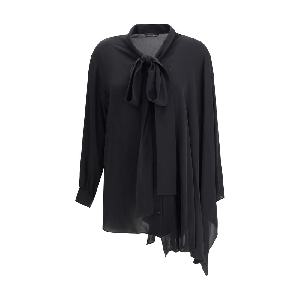 Black Silk Blouse