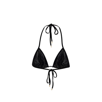 Black Viscose Bra